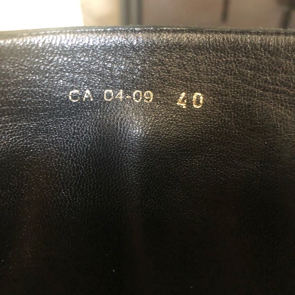 Christian Dior Black Leather Knee Boots Miss Dior SZ 40 - Picture 11 of 13